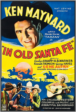 IN OLD SANTA FE - 1934 - KEN MAYNARD - RARE DVD
