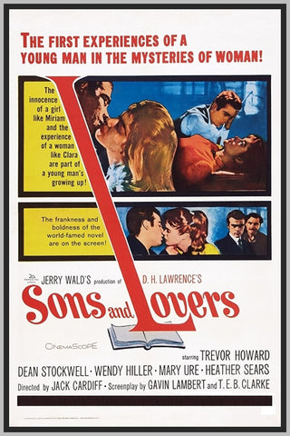 SONS AND LOVERS - COLORIZED - 1960 - WENDY HILLER - RARE DVD