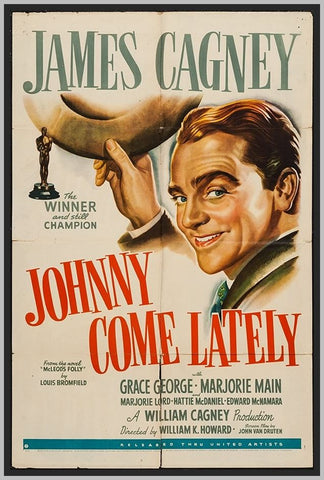 JOHNNY COME LATELY - COLORIZED - 1943 - RARE DVD