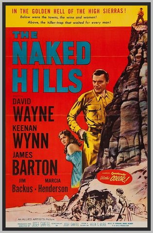 THE NAKED HILLS - COLORIZED - 1956 - DAVID WAYNE - RARE DVD