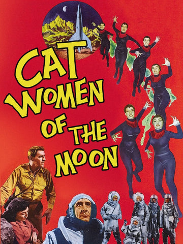 CAT WOMEN OF THE MOON 1953 - RARE COLORIZED - $15