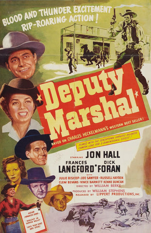 DEPUTY MARSHAL 1949 - RARE COLORIZED - $15