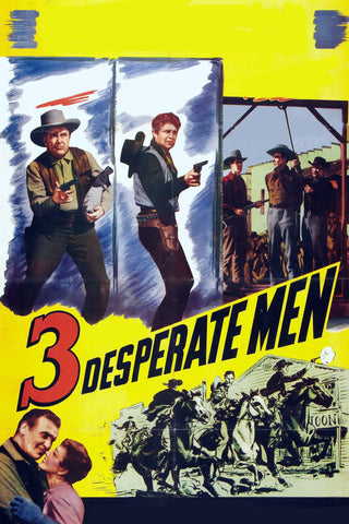 THREE DESPERATE MEN 1951 - RARE COLORIZED - $15