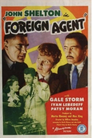 FOREIGN AGENT 1942 - RARE COLORIZED - $15