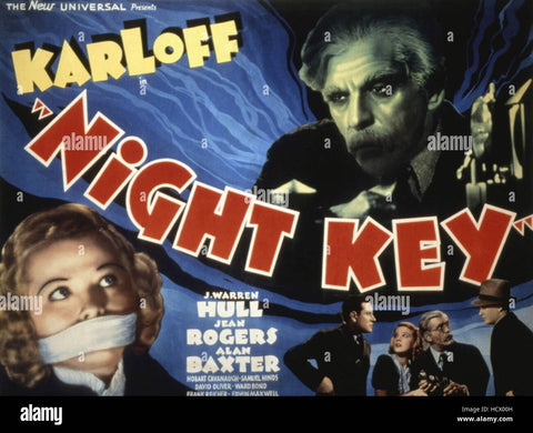 NIGHT KEY 1941 - RARE COLORIZED - $15