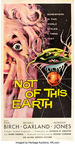 NOT OF THIS EARTH 1957 - RARE COLORIZED - $15