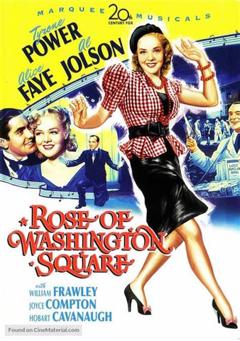 ROSE OF WASHINGTON SQUARE 1939 - RARE COLORIZED - $15