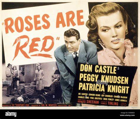 ROSES ARE RED 1947 - RARE COLORIZED - $15