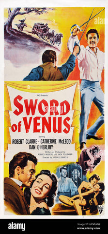 SWORD OF VENUS - COLORIZED - 1953