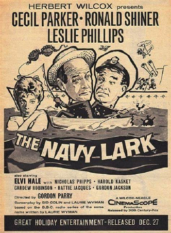 THE NAVY LARK 1959 - RARE COLORIZED - $15