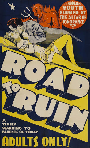 THE ROAD TO RUIN - COLORIZED - 1934