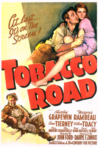 TOBACCO ROAD 1941 - RARE COLORIZED - $15