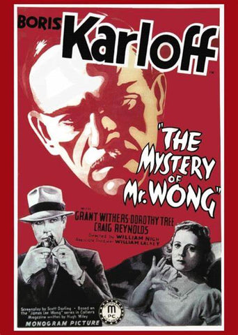 THE MYSTERY OF MR. WONG 1939 - RARE COLORIZED - $15