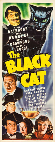 THE BLACK CAT 1941 - RARE COLORIZED - $15v