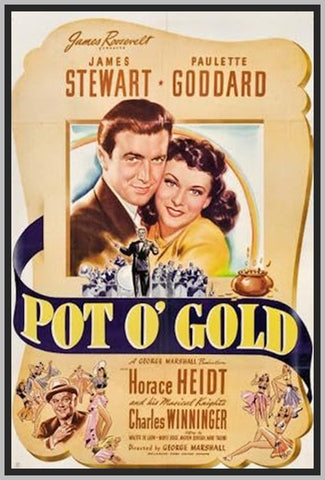 POT O' GOLD - COLORIZED - 1941 - JAMES STEWART - RARE DVD