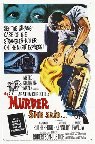 MURDER SHE SAID 1961 - RARE COLORIZED - $15