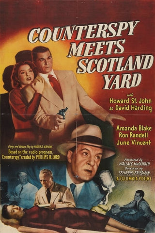 COUNTERSPY MEETS SCOTLAND YARD 1950 - RARE COLORIZED - $15