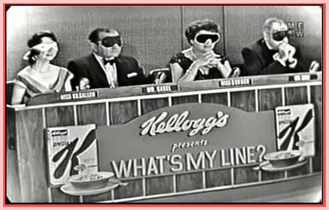 "WHAT'S MY LINE" - "AWARD WINNING - TV GAME SHOW" - COLLECTION 1 - 200 EPISODES - 30 DVDS!