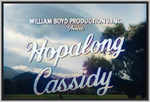 HOPALONG CASSIDY - BORROWED TROUBLE - COLORIZED - WILLIAM BOYD - RARE DVD