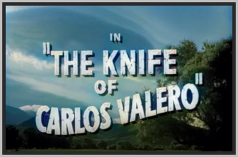 HOPALONG CASSIDY - THE KNIFE OF CARLOS VALERO - COLORIZED - WILLIAM BOYD - RARE DVD