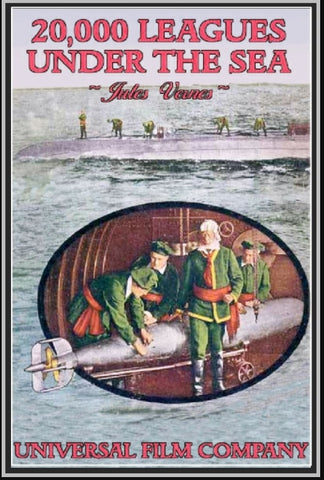 20,000 LEAGUES UNDER THE SEA - 1916 - DAN HANLON - SILENT - RARE DVD