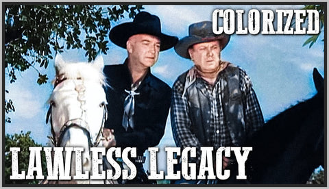 HOPALONG CASSIDY - LAWLESS LEGACY - COLORIZED - WILLIAM BOYD - RARE DVD