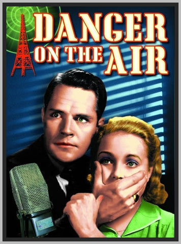 DANGER ON THE AIR - 1938 - NAN GREY - COLORIZED - RARE DVD