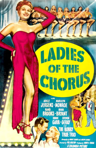 LADIES OF THE CHORUS - 1948 - ADELE JERGENS - COLORIZED - RARE DVD