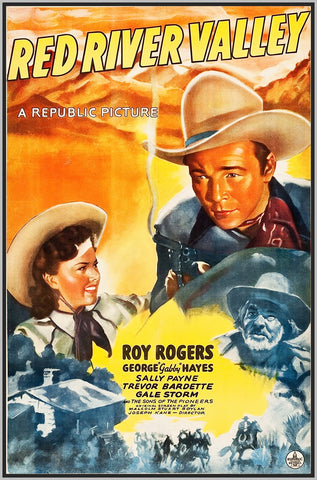 RED RIVER VALLEY - 1941 - ROY ROGERS - RARE DVD - COLORIZED