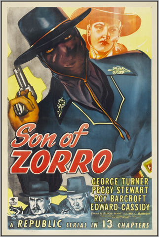 THE SON OF ZORRO - 1947 - REPUBLIC SERIAL - COLORIZED - RARE DVD