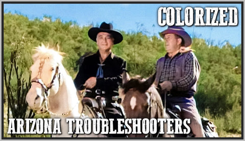 HOPALONG CASSIDY - ARIZONA TROUBLESHOOTERS - COLORIZED - WILLIAM BOYD - RARE DVD