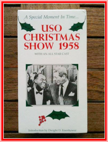 THE USO CHRISTMAS SHOW - 1958 - USO-ARMED FORCES CHRISTMAS SHOW - WITH PRESIDENT DWIGHT EISENHOWER, JACK BENNY, BOB HOPE, GEORGE BURNS - RARE DVD