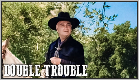 HOPALONG CASSIDY - DOUBLE TROUBLE - COLORIZED - WILLIAM BOYD - RARE DVD