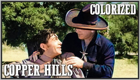 HOPALONG CASSIDY - COPPER HILLS - COLORIZED - WILLIAM BOYD - RARE DVD