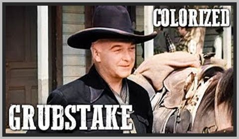 HOPALONG CASSIDY - GRUBSTAKE - COLORIZED - WILLIAM BOYD - RARE DVD