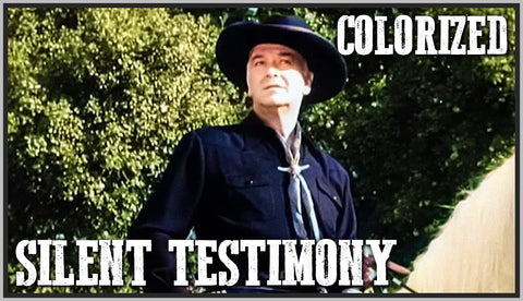 HOPALONG CASSIDY - SILENT TESTIMONY - COLORIZED - WILLIAM BOYD - RARE DVD