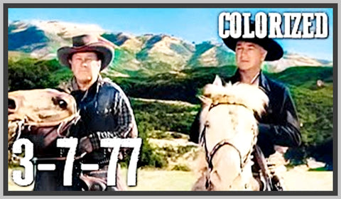 HOPALONG CASSIDY - 3-7-77 - COLORIZED - WILLIAM BOYD - RARE DVD