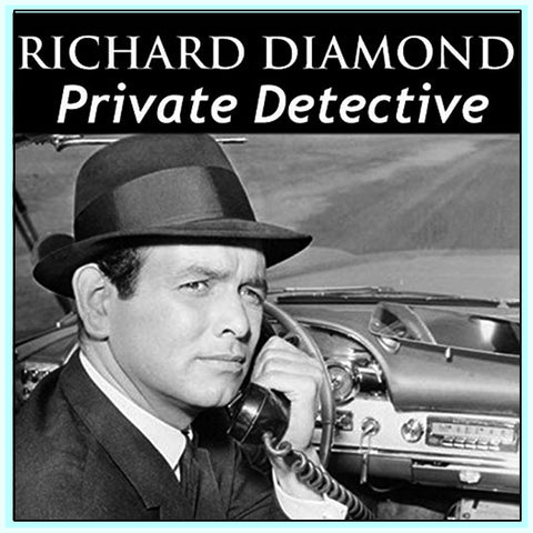 RICHARD DIAMOND PRIVATE DETECTIVE - TV SERIES - 1957 - DAVID JANSSEN - 13 DVDS