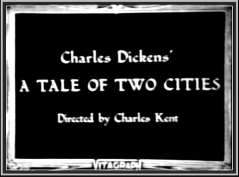 A TALE OF TWO CITIES - (1911 & 1917) - MAURICE COSTELLO - SILENT - RARE DVD