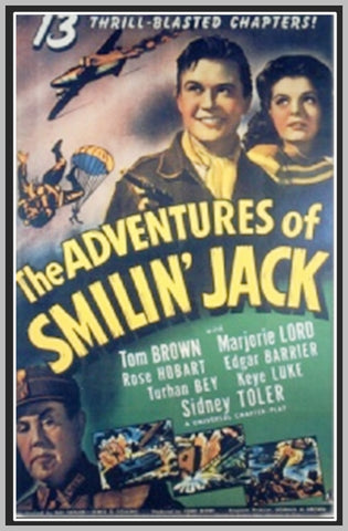 THE ADVENTURES OF SMILIN' JACK - 1943 - TOM BROWN - RARE DVD