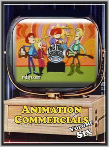 ANIMATION COMMERCIALS - VOL. SIX - RARE DVD
