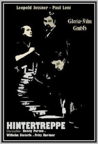 BACKSTAIRS - A.K.A HINTERTREPPE - 1921 - HENNY PORTEN - SILENT - RARE DVD