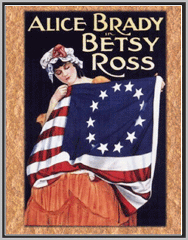 BETSY ROSS - 1917 - ALICE BRADY - SILENT - RARE DVD
