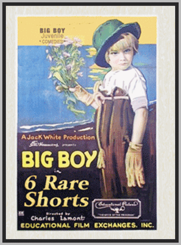 BIG BOY SHORTS - (1925-1927) - MALCOLM SEBASTIAN - SILENT - RARE DVD