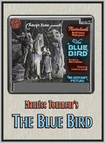 THE BLUE BIRD - 1918 - TULA BELLE - SILENT - RARE DVD