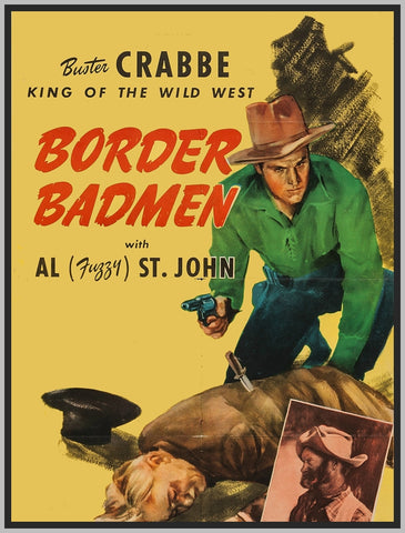 BORDER BADMEN - 1945 - BUSTER CRABBE - RARE DVD