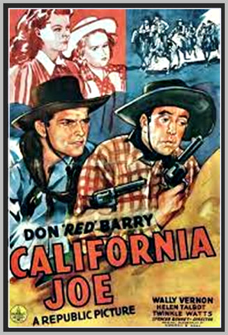 CALIFORNIA JOE - 1943 - DON "RED" BARRY - RARE DVD