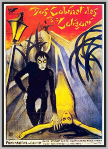 THE CABINEL OF DR. CALIGARI - 1920 - WENER KRAUSS - SILENT - RARE DVD