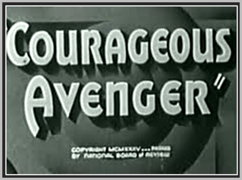 COURAGEOUS AVENGER - 1935 - JOHNNY MACK BROWN - RARE DVD