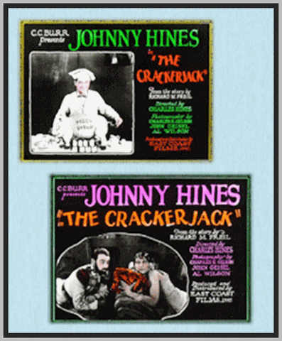 THE CRACKERJACK - 1925 - JOHNNY HINES - SILENT - RARE DVD